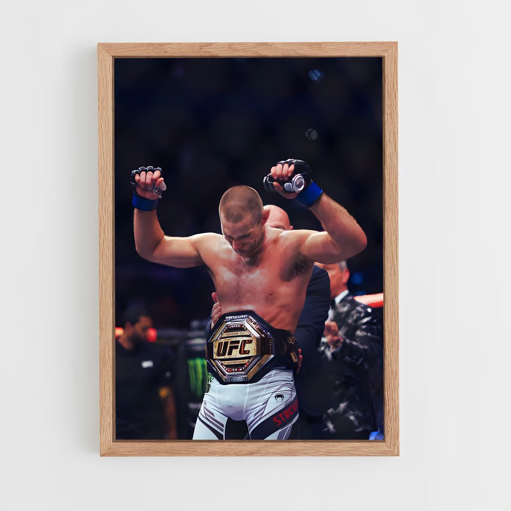 Poster Sean strickland – affiche MMA (vue 4)